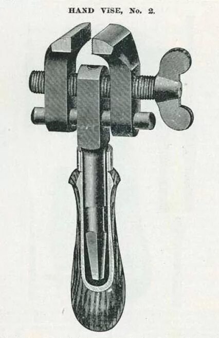 V43sd. тиски ручные конструкция. монограмма буквы м.