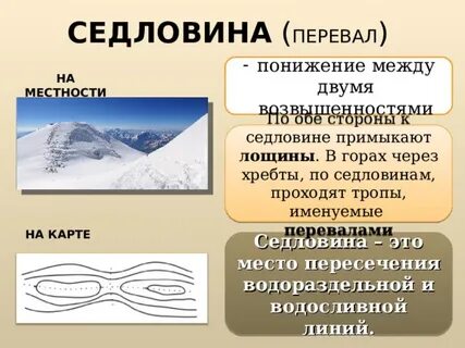 Что такое седловина