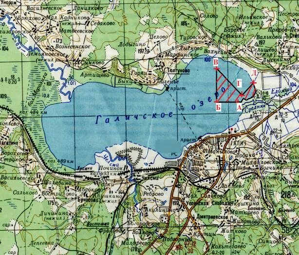 Галичское озеро карта глубин. Галичское озеро Кострома. Озеро Галич Костромской области на карте. Галичское озеро Костромской области карта.