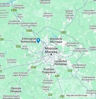 Монино на карте