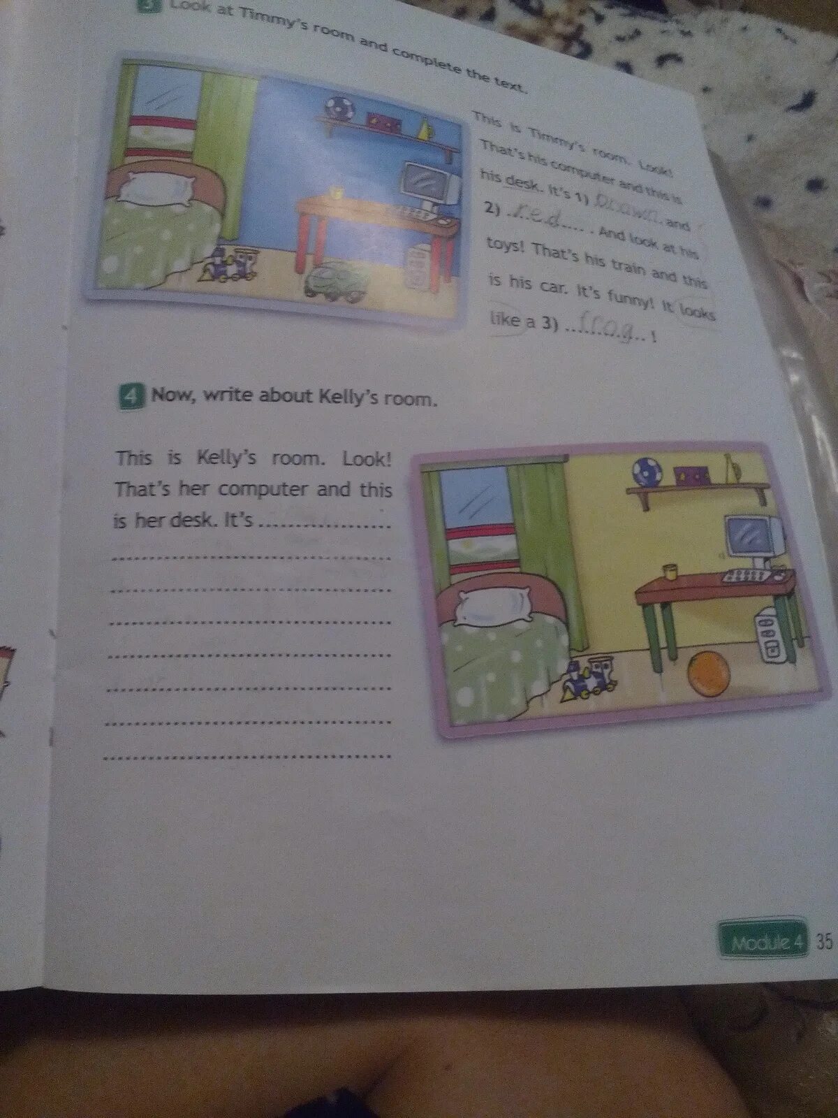 This is timmy s room look. Now write about Kelly's Room 3 класс. Look at Timmy’s Room and complete the text английский язык. This is Kelly's Room. Английский язык this is Timmy s Room.