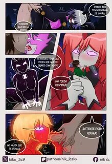 alien_x ben_10 ben_tennyson black_body black_hair blush brown_hair chaquetr...