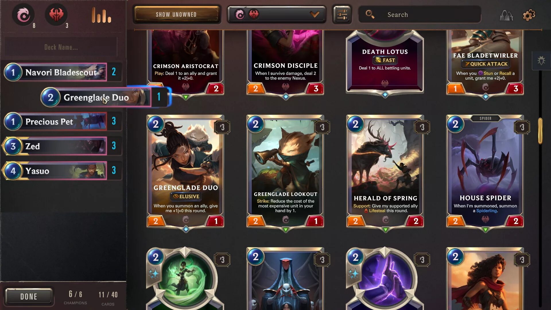 Legends of runeterra meta