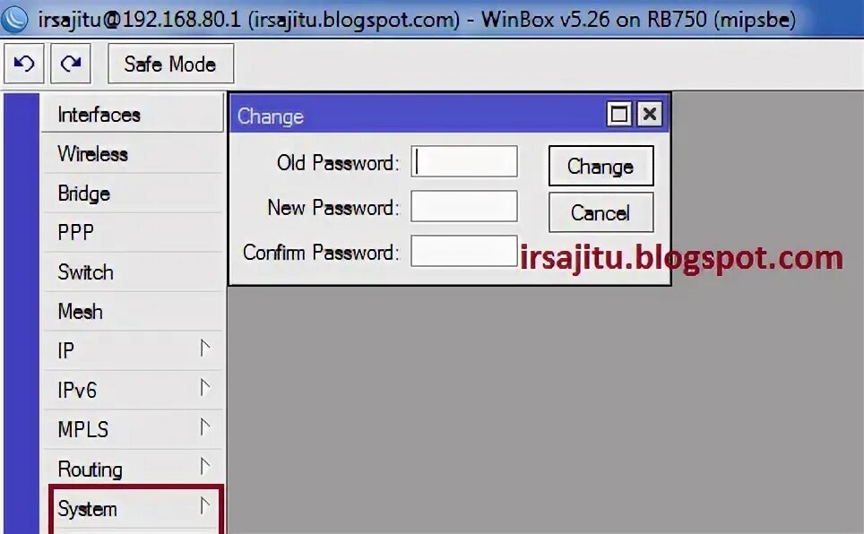 Old password. Old password
