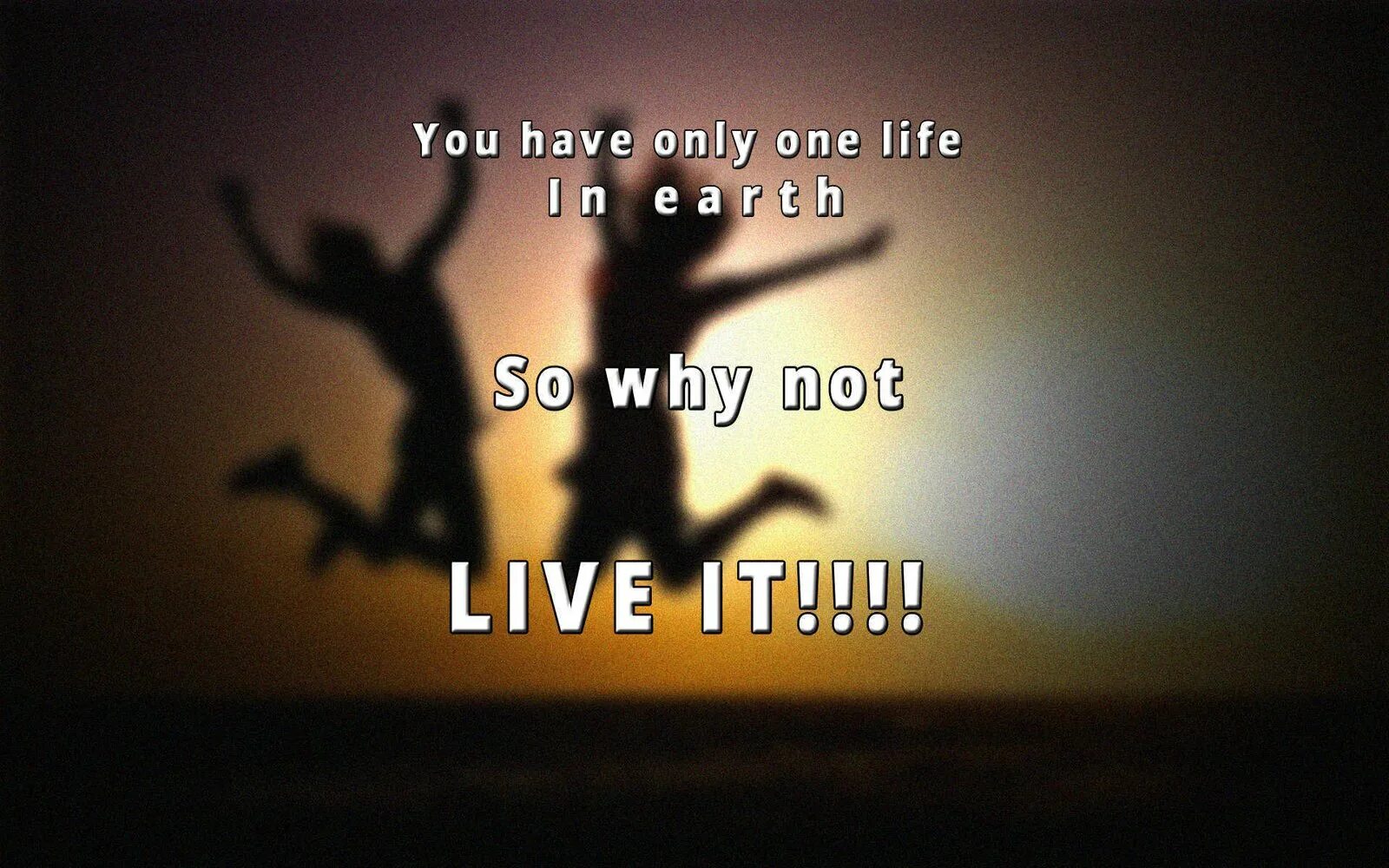 Live lives а have. Live the Life. Live Life картинки. One Life картинка. One Life Live it.