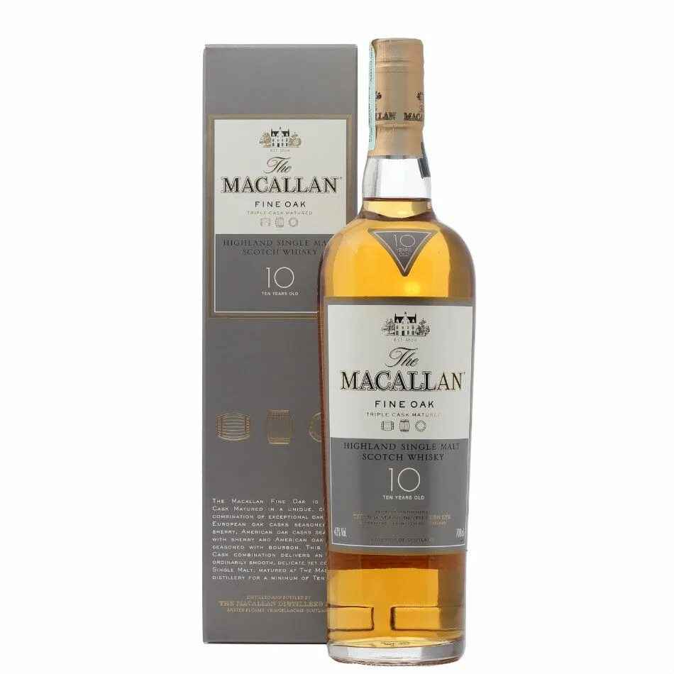 Макаллан сколько лет. Macallan fine oak 10 years old. виски macallan fine oak. виски macallan 10 лет. виски macallan 18.