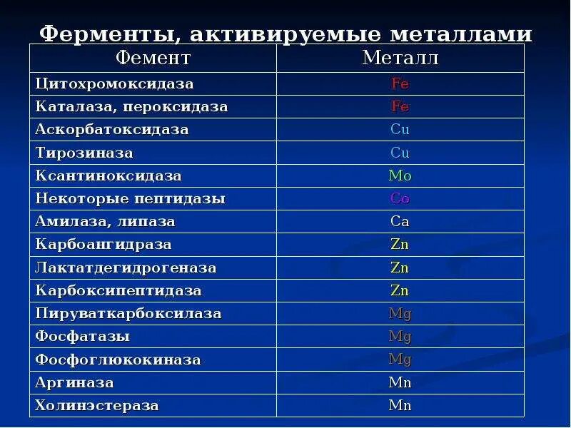 Ферменты активируемые металлами. Каталаза где содержится в продуктах. Фермент каталаза где содержится. Механизм активации ферментов металлами.