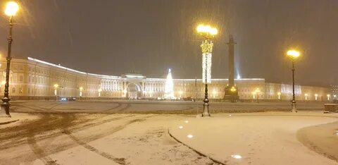 Центр питера зимой