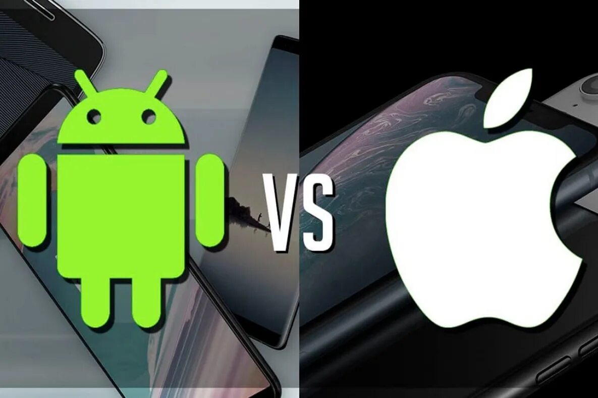 Айфон айос или андроид. Андроид vs IOS. Андроид против Apple. IOS против Android.