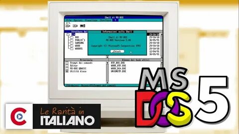 MS-DOS 5.00 ITA Le Rarità in Italiano! 