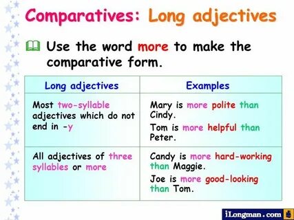 Polite comparative form