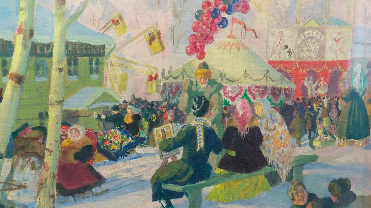 Представление картины. Борис Михайлович Кустодиев Масленица. Борис Кустодиев картины Масленица. Борис Кустодиев «гулянье на Волге» 1910. Картина Бориса Кустодиева Масленица.