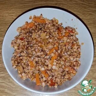Гречка с мясом и перцем