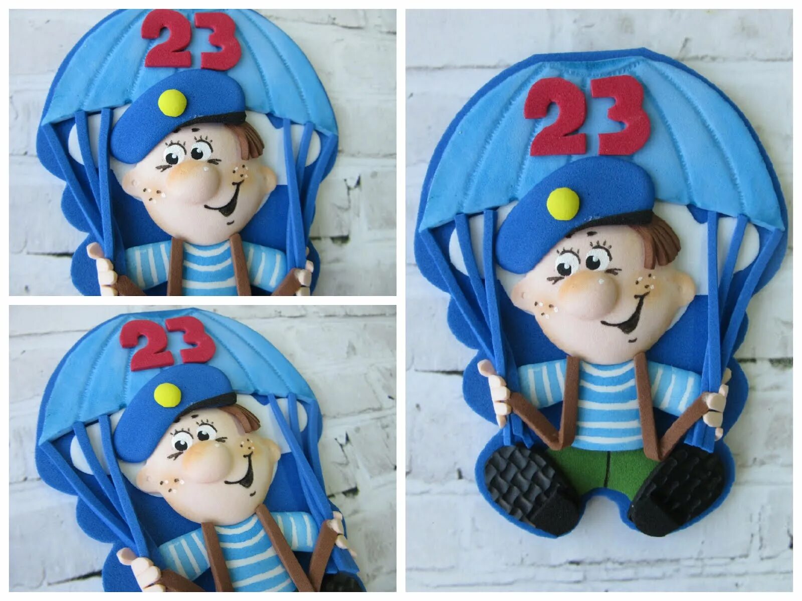 магнитики из фоамирана на 23 февраля. поделка из фламеранга на 23февраля. поделки из фоамирана на 23 февраля. магниты на 23 февраля из фоамирана. куклы из фоамирана к 23 февраля.