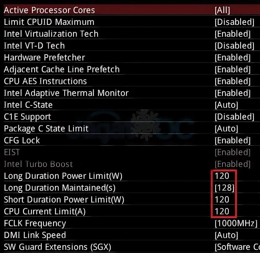 Long duration limit. Long duration power limit.