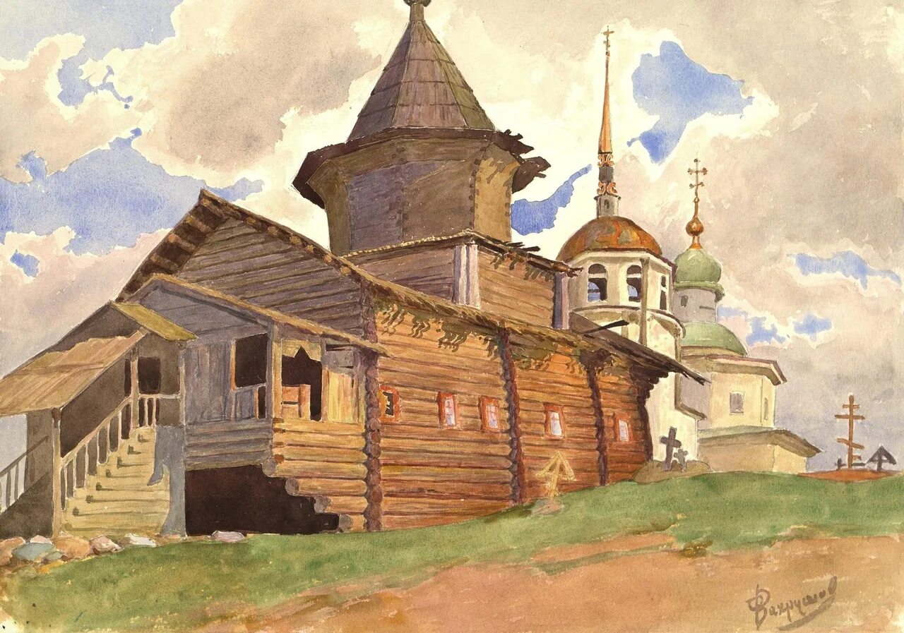 Деревянные церкви Руси 12 век. Левитан деревянный храм. Погосты это в древней Руси.