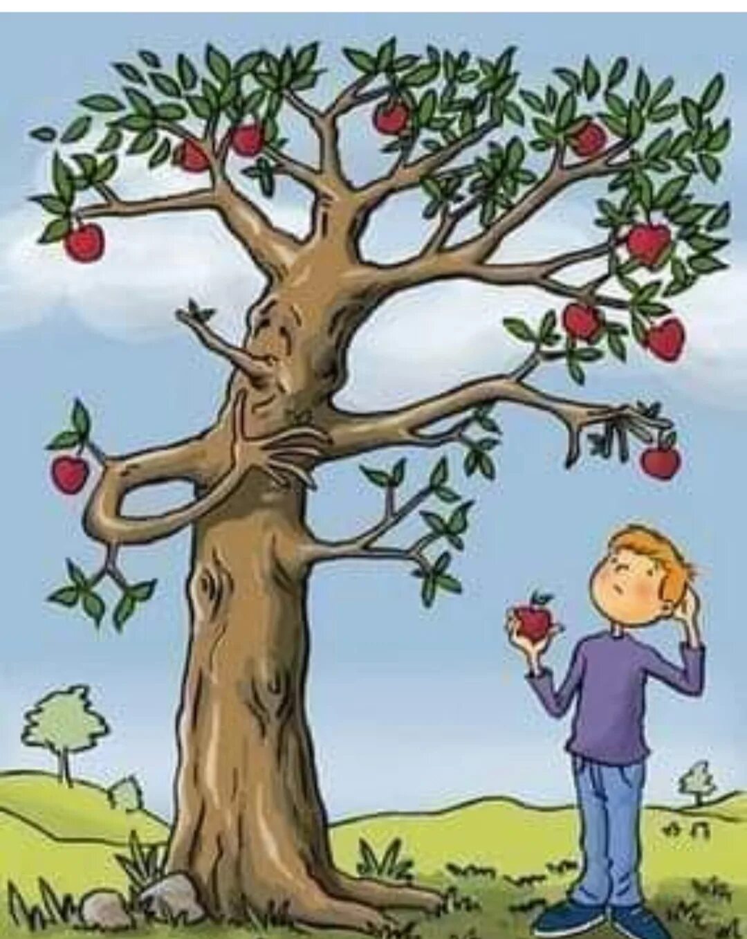 This is apple tree. Дерево морали. the boy and the apple tree moral story. методика яблоко дерево человек. opposite the apple tree.
