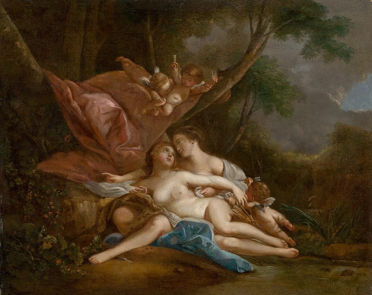 Франсуа Буше Леда. Франсуа Буше Леда и лебедь. Франсуа Буше (François Boucher, 1703 - 1770) - Фра. Франсуа Буше купание Дианы 1742. Купание дианы