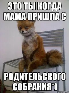 Ребенок после родительского собрания
