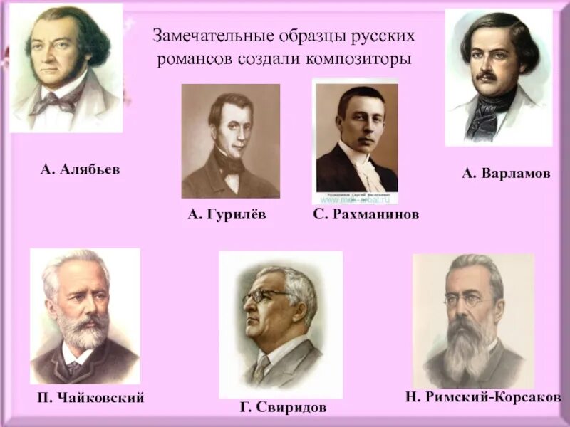 Какие композиторы сочиняли. Русские композиторы. известные русские композиторы. композиторы романсов. романсы русских композиторов.