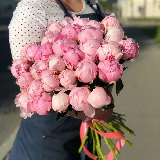 Цветы спб пионы. Пионы под ленту. Пионы 7 штук в букете. 25 розовых пионов. Упаковка пионов.