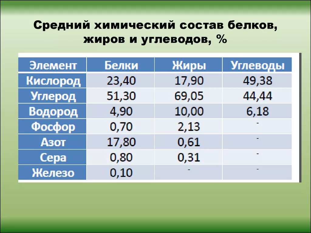 Химический состав белки жиры углеводы. Состав белков жиров и углеводов. Химический состав жира. Элементный состав жиров. Кдж в белках жирах углеводах