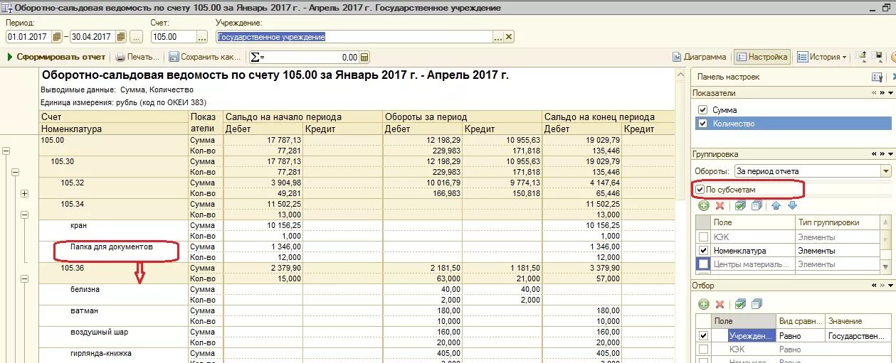 Счет учета 101.34. Учет материальных запасов в 1с. Оборотно-сальдовая ведомость материальных запасов. Счета учета запасов в 1с. Перемещении материальных запасов в бюджетном учреждении.