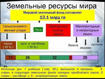 Земельные ресурсы виды использования