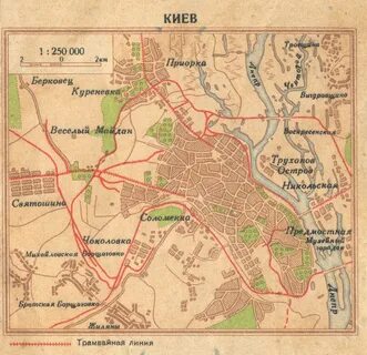 Киев карта