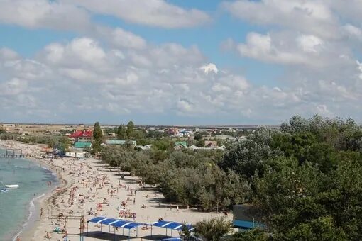 Черноморском крым фото пляжа