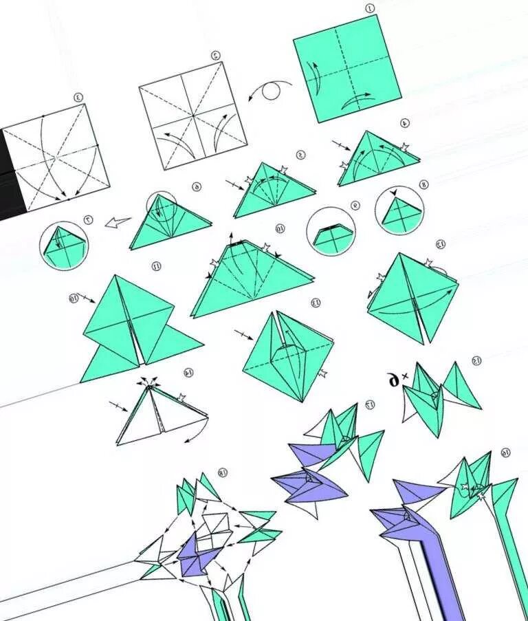 Оригами из бумаги. Оригами оружие. Бумажное оружие оригами. Оригами схемы двигающиеся.