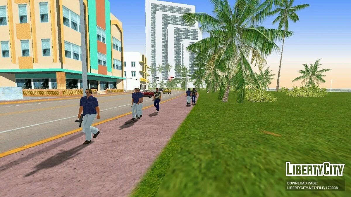 Гта вайс сити моды на графику. ГТА vice City. GTA vice City Dynamic Shadows Mod. Вай Сити фон дворы. GTA vice City Peds.