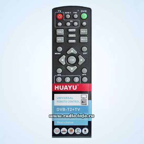 Пульт Huayu DVB-t2. ПДУ Huayu gs8306. Пульт Huayu DVB-t2+TV Universal. Huayu универсальный пульт для приставок DVB-t2. Настрой пульта dvb t2 tv