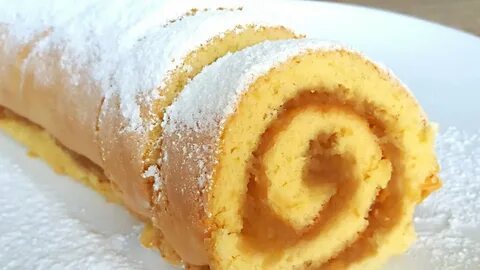 Рулет с тертыми яблоками рецепт