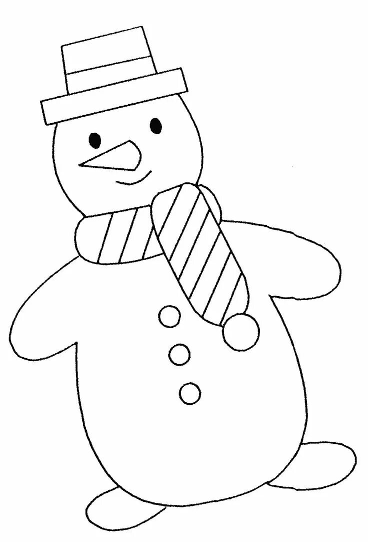 "Snowman" von GNDesign Christmas drawing, Christmas coloring pages, Christmas pi