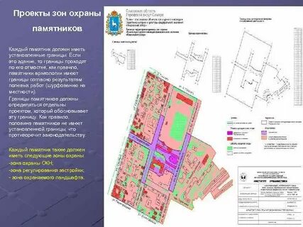 Охранные зоны памятников истории и культуры