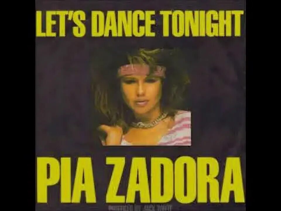Pia Zadora-Let&#039;s Dance Tonight. David Gray Let&#039;s Dance. Pia Zadora. Let&#039;s Dance - 1983 album Cover