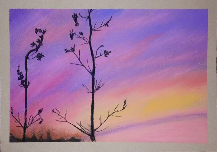 Уроки рисования гуашью для начинающих. Рисунки пастелью легкие. Пейзажи для рисования. Легкие рисунки гуашью для начинающих поэтапно. Пейзажи гуашью несложные.