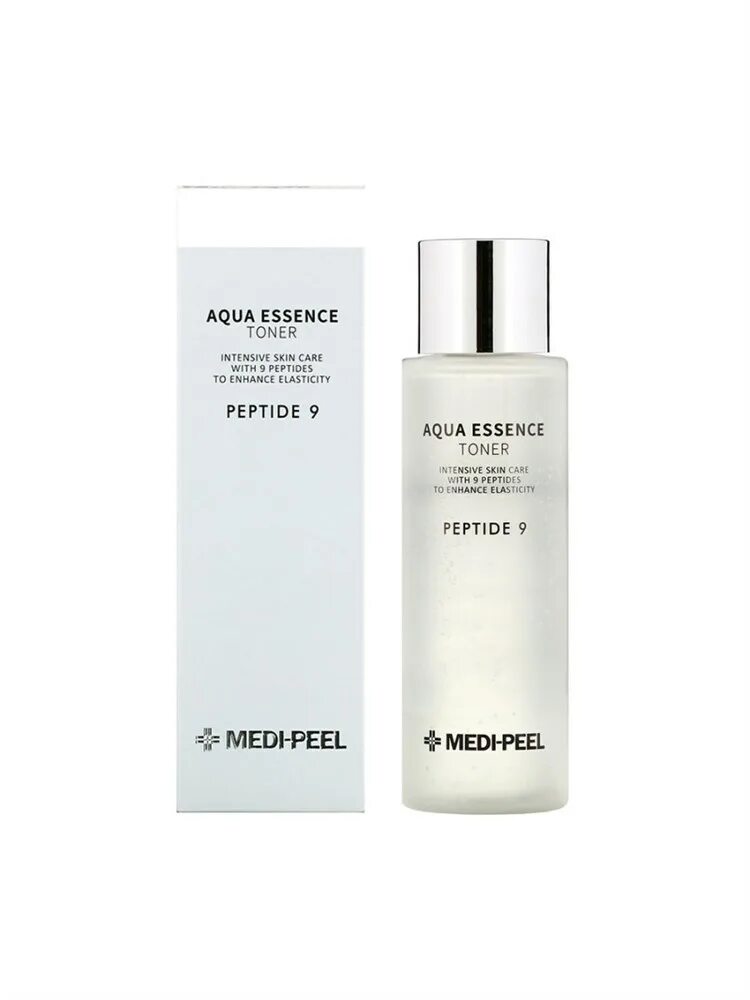 Тонер Medi-Peel Aqua Essence Peptide 9. Medi-Peel Peptide 9 Aqua Essence Toner пептидный тонер-эссенция для зрелой кожи 250ml. Medi Peel тонер. Peptide 9 Aqua Essence Toner.