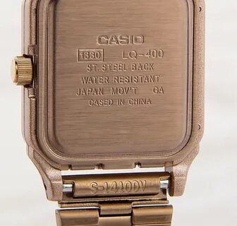 Steel back water resistant