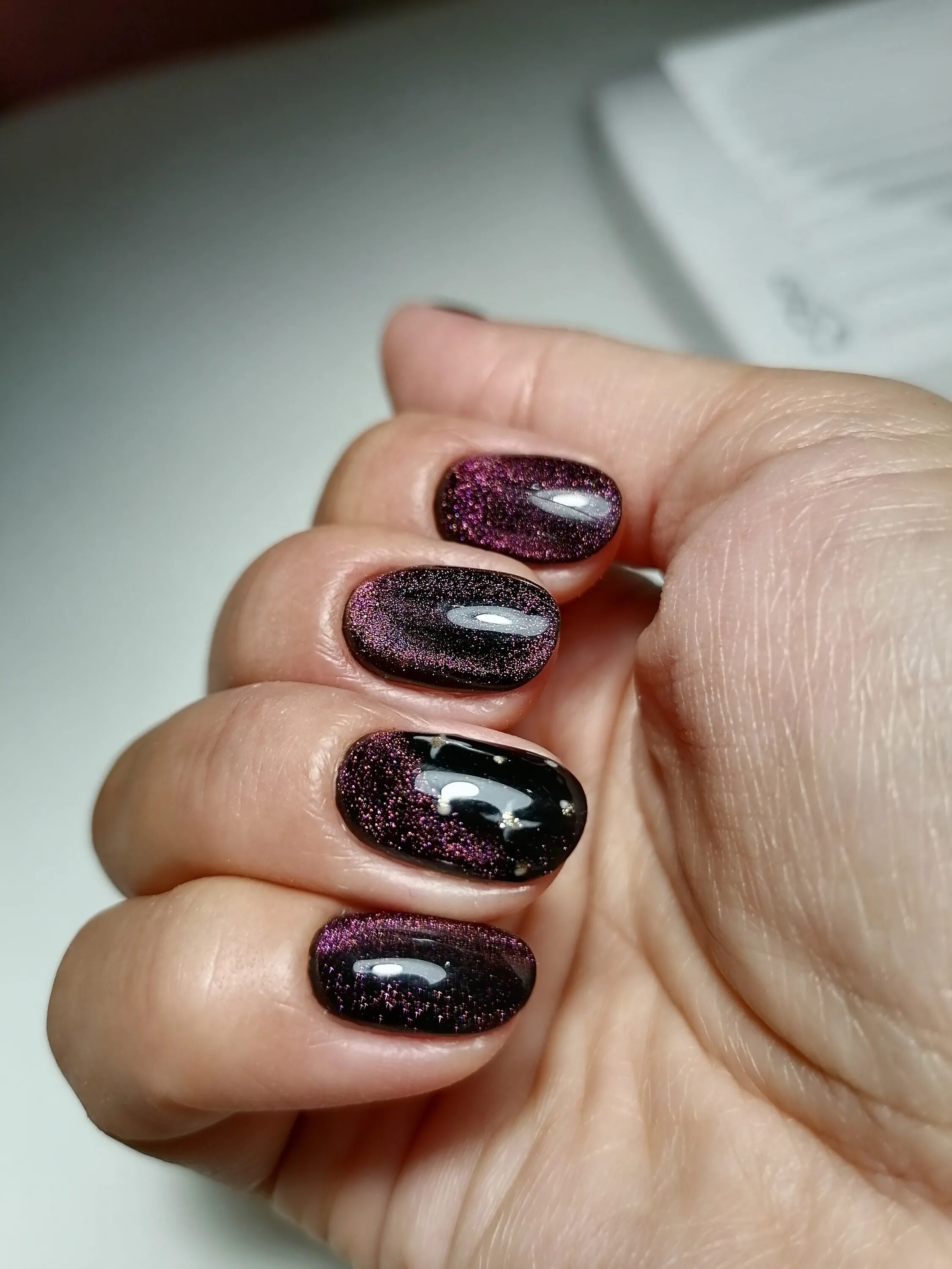 BURANO 9D Cat Eye Gel Polish - Magnetic Nail Polish 6 Colors Set Cats Eyes Gel N