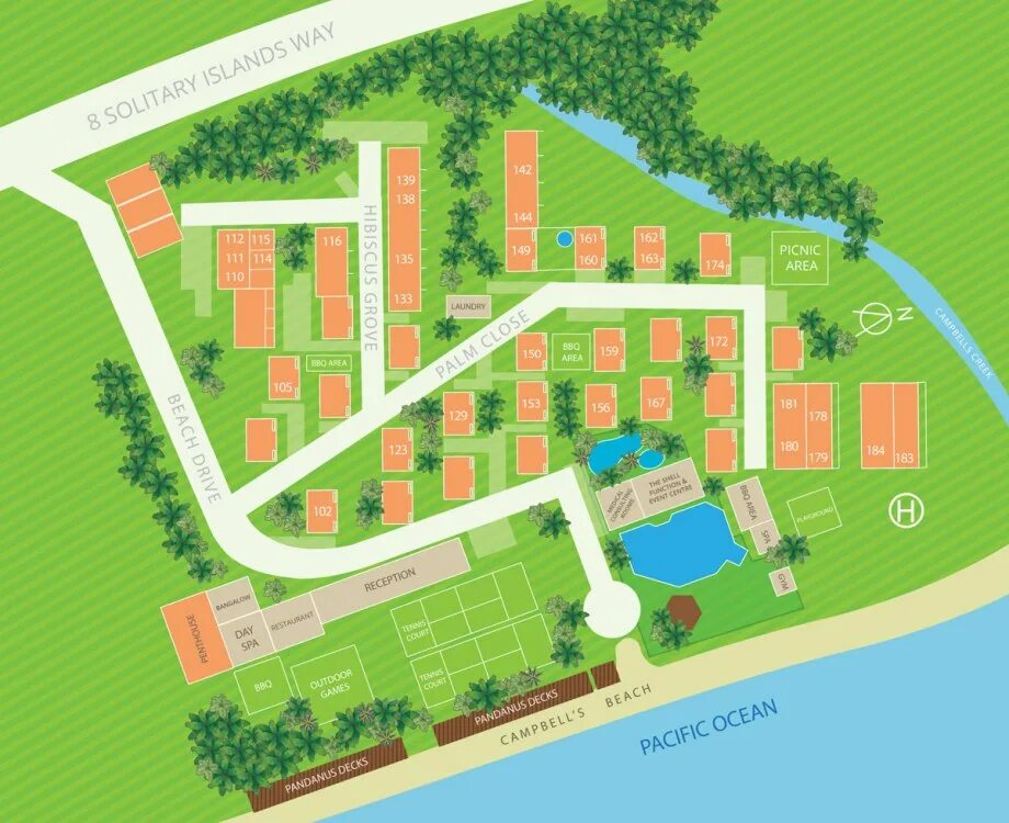 Resort maps. Resort maps