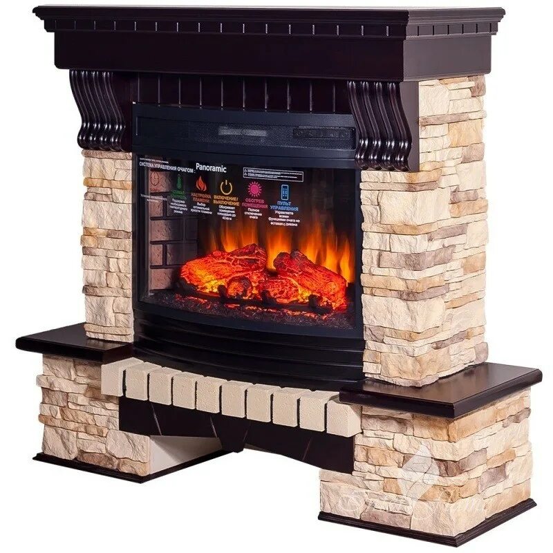 3D электрокамин RealFlame Montana 26 AO с Prometheus 26 3D купить по доступной ц