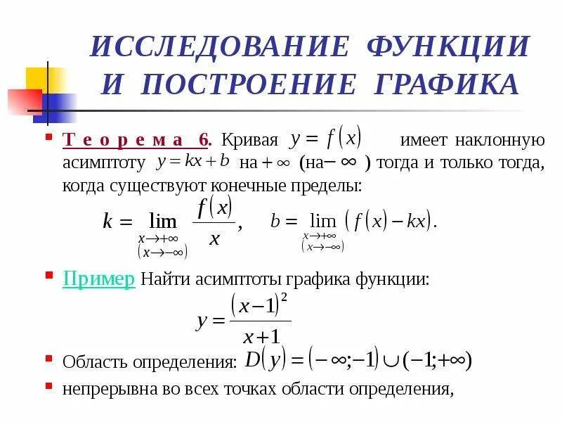 Функции имеющие асимптоты. Исследование функции на асимптоты. Нахождение асимптот функции через предел. Исследование функции и построение Графика. Исследование Графика на асимптоты.