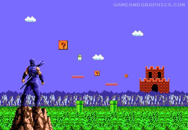 Bit ninja. Ниндзя гайден 8 бит. 8 битные ниндзя. ниндзя гайден 16 bit. ниндзя гайден арты из игры 8 бит.