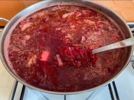 Как не потерять цвет борща