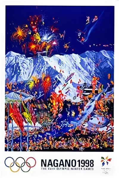 Зимняя олимпийская игра 1998 года. Олимпийские игры в Нагано 1998. Плакат Олимпийских игр 1998. Nagano 1998 Олимпийский игры.