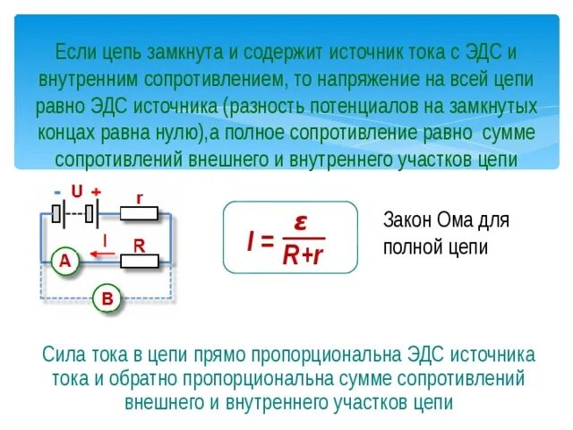 Напряжение сила тока и напряжения. Напряжение сила тока мощность сопротивление. Сопротивление по закону Ома для участка цепи. Источник ЭДС В цепи.