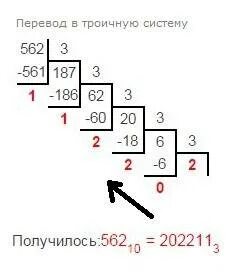Функция перевода в троичную систему