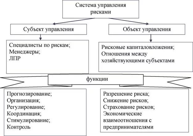 Субъекты управления риском